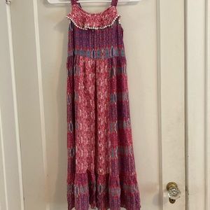 Long Kids Boho Dress